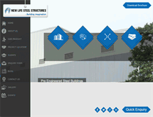 Tablet Screenshot of newlifesteel.com
